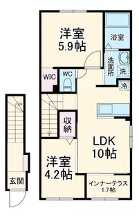 メゾン豊(ho)【2階】の間取り