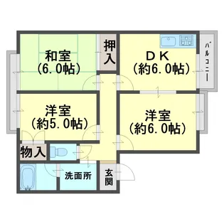 コート・ダジュール【1階】の間取り