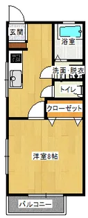 ヒカリハイツ【1階】の間取り