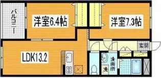 広島県広島市佐伯区隅の浜1【マンション】の間取り