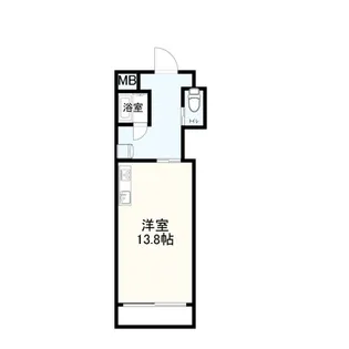 ベイフロントマンション 9600【1階】の間取り