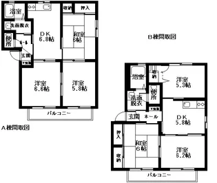 シャーメゾンリラ B棟【2階】の間取り