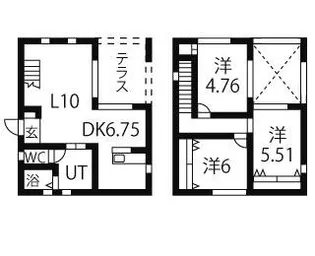 栃木県栃木市大森町【一戸建】の間取り