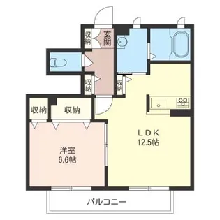 千葉県千葉市花見川区花園3【アパート】の間取り