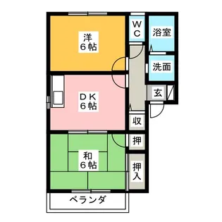 ツリートップYKS【2階】の間取り