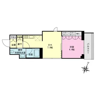 プライムネクサス久が原【1階】の間取り