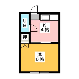 コーポ美水【2階】の間取り