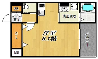 REVITA加島【1階】の間取り