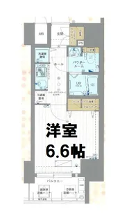 エスライズ東本町【4階】の間取り