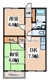 ファミール2号棟【2階】の間取り