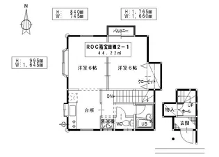ROC裕宝田VIII【2階】の間取り