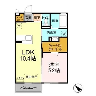 シャンテクレール I【2階】の間取り