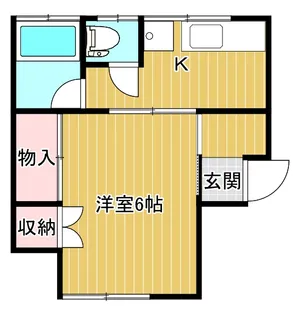 メゾンカワサキ【1階】の間取り