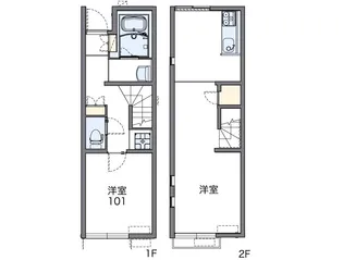 レオネクストパークサイドヒルII【1階】の間取り