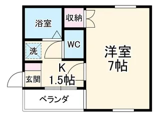ボナール港【1階】の間取り