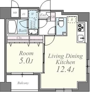J-FIRST CHIYODA【6階】の間取り