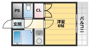 大阪府吹田市岸部南1【マンション】の間取り
