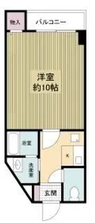 エントレ流町【6階】の間取り