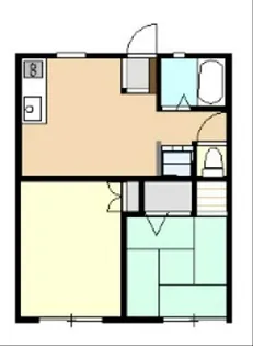 ベルシオン2【1階】の間取り