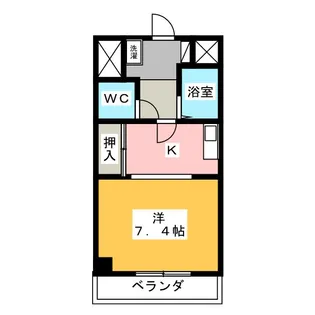 タカギビル【2階】の間取り