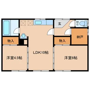 北海道旭川市東光六条7【一戸建】の間取り