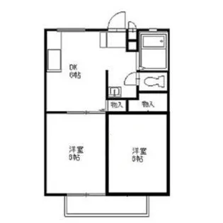 高宝ハイツI【1階】の間取り
