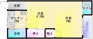 明美マンション【3階】の間取り