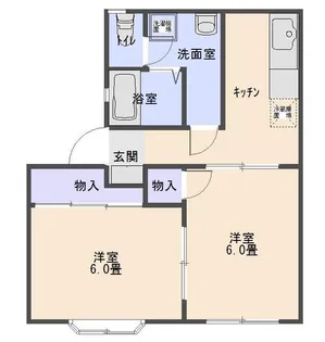 アーバンハイム和【2階】の間取り