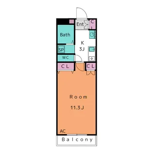 ANNEX-III【2階】の間取り