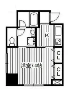 マンション藍【1階】の間取り