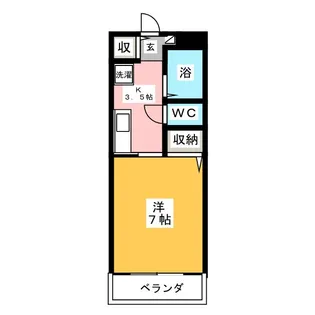 M&Kシェモア湘南【1階】の間取り