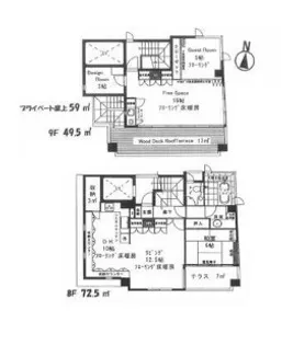 ハーベストハウス円山の間取り