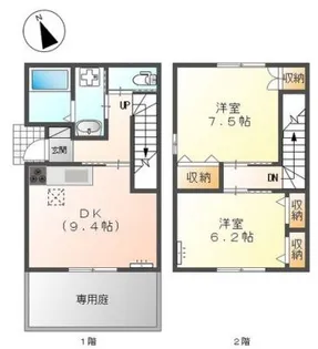 岡山県倉敷市連島町鶴新田【一戸建】の間取り