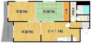 コーポSevenT’s【3階】の間取り