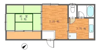新潟県加茂市幸町1【アパート】の間取り