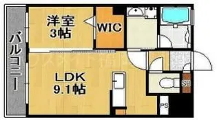 福岡県福岡市中央区平尾4【マンション】の間取り