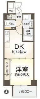 大阪府大阪市福島区吉野4【マンション】の間取り