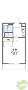 レオパレスヴェール【1階】の間取り