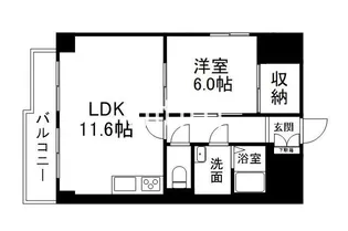 CORT UESHO【6階】の間取り