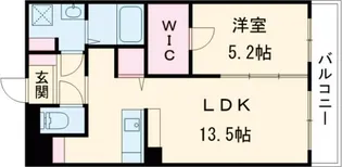 エクセルスクエアレジデンス【3階】の間取り