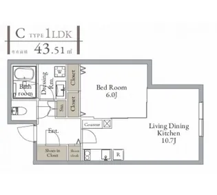 LiveFlat西荻窪【1階】の間取り