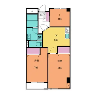 深川住宅B棟【5階】の間取り