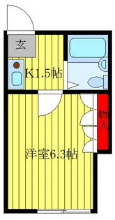 ソネット2172【1階】の間取り