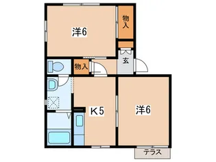アイビー・コート高橋【1階】の間取り