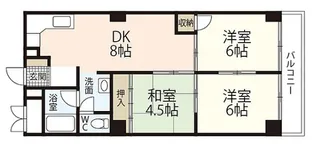 ドルミ庚午【2階】の間取り