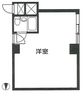 赤坂レジデンシャルホテル【5階】の間取り