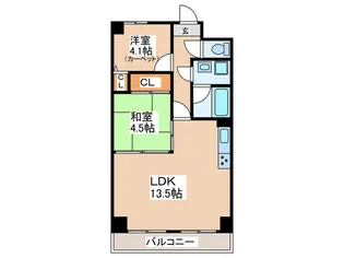 ライオンズマンション西武立川【3階】の間取り