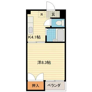 ベル有沢【1階】の間取り
