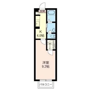 フォレストハイム【1階】の間取り