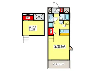 エル・ヴェ-ル【2階】の間取り